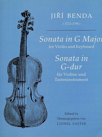 Sonata g major for violin and keyboard