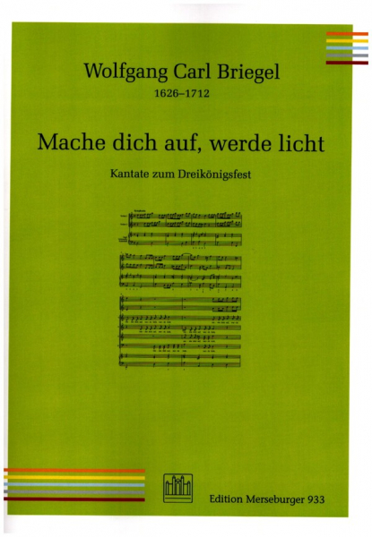 Mache dich auf, werde licht für Baß, gem Chor, 2 Violinen und Bc