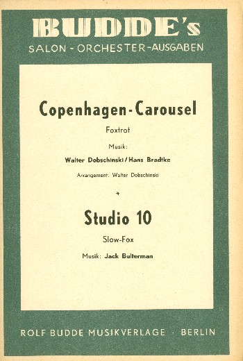 Copenhagen-Carousel und Studio 10: für Salonorchester