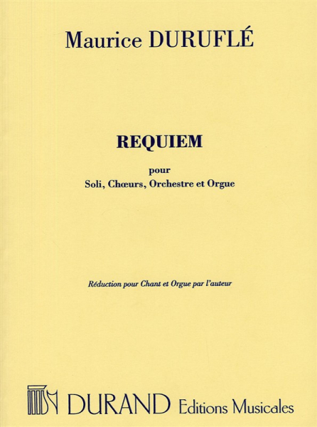 Requiem op.9 pour soli, choeurs, orchestre et orgue