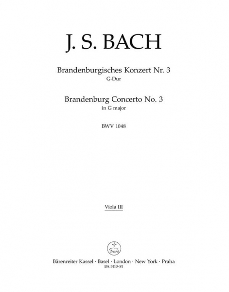 Brandenburgisches Konzert G-Dur Nr.3 BWV1048