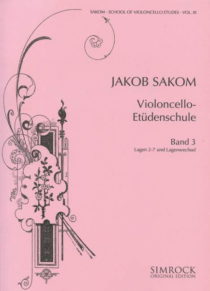 Violoncello-Etüdenschule Band 3 - Die Lagen 2-7 und Lagenwechsel für Violoncello