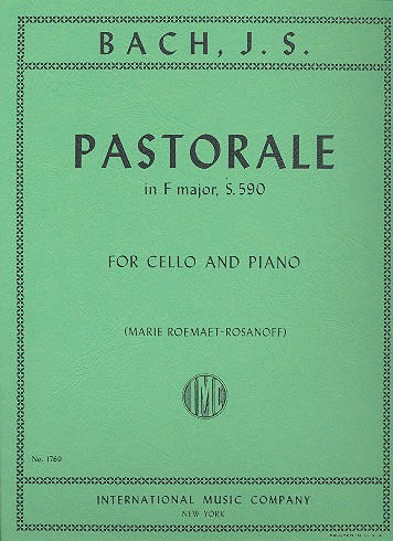 Pastorale F major for cello and piano