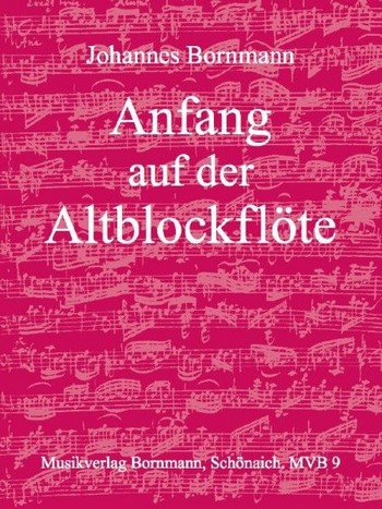 Anfang auf der Altblockflöte