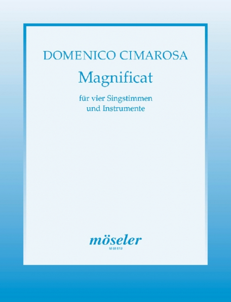 Magnificat für 4 Singstimmen und Orchester