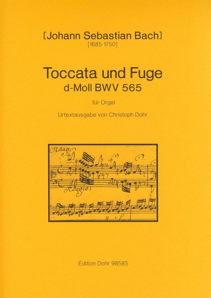 Toccata und Fuge d-Moll BWV565 für Orgel