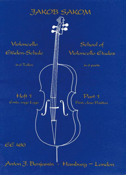 Violoncello-Etüdenschule Band 1 - erste, enge Lage für Violoncello