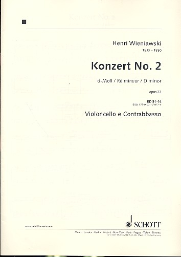 Konzert d-Moll Nr.2 op.22 für Violine und Orchester