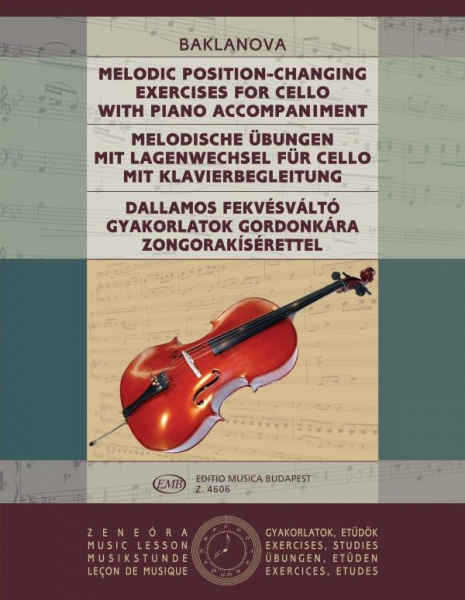 Melodische Übungen für Violoncello und Klavier