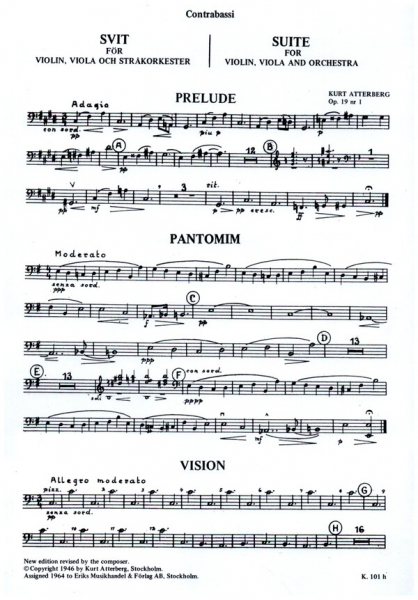 Suite op.19,1 for violin, viola and string orchestra