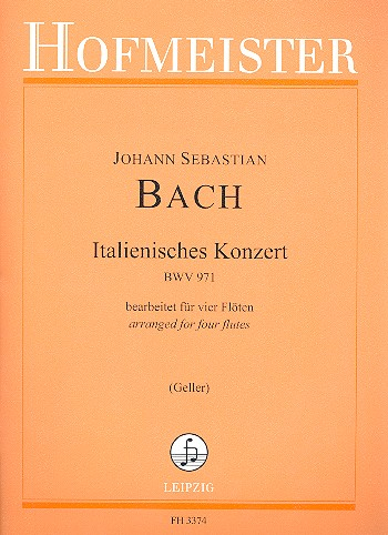 Italienisches Konzert BWV971 für 4 Flöten