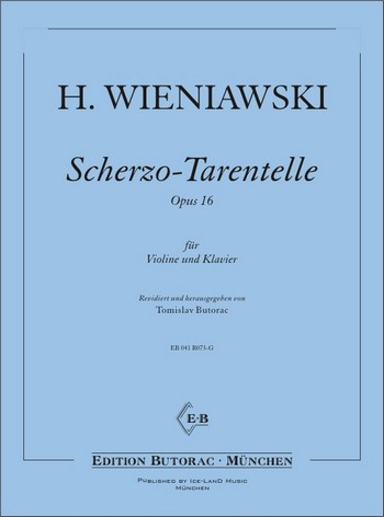 Scherzo-Tarantelle op.16 für Violine und Klavier