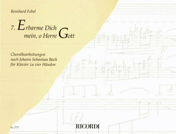 Erbarme dich mein o Herre Gott Choralbearbeitung Nr.7 nach J.S. Bach