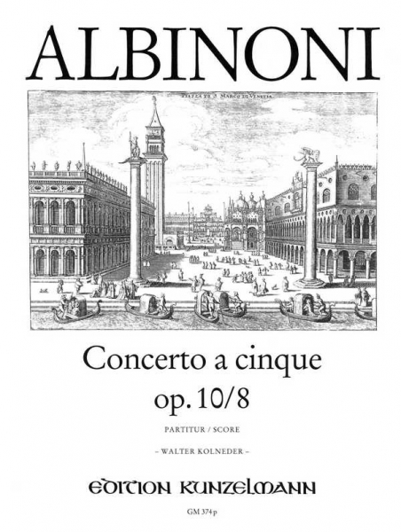 Concerto a cinque g-Moll op.10,8 für Violine und Streichorchester