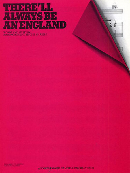 There&#039;ll Always Be An England for piano, vocal and guitar