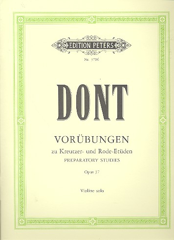 24 Vorübungen zu Kreutzer und Rode op.37 für Violine