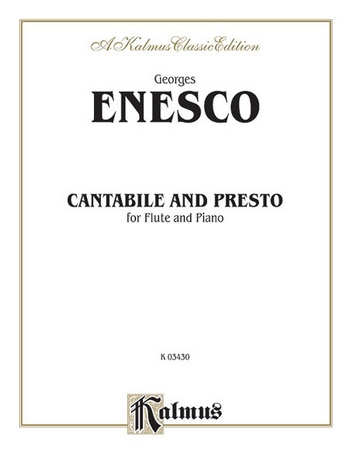 Cantabile and Presto for flute and piano