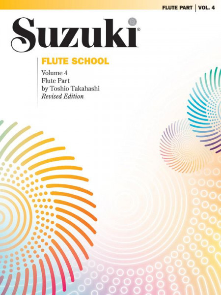 Suzuki Flute School vol.4 flute part revised edition 1996