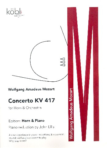 Konzert KV417 für Horn und Orchester für Horn und Klavier