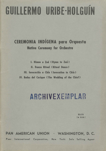 Ceremonia indigena for orchestra