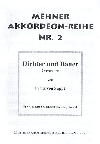 Dichter und Bauer Ouvertüre für Akkordeon