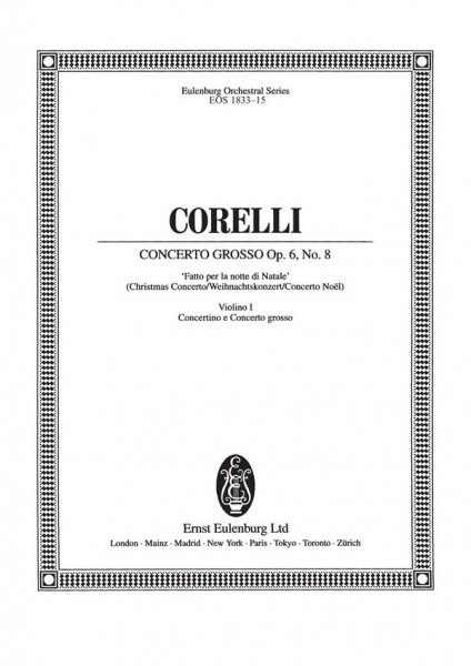 Concerto grosso g-Moll op.6,8 für 2 Violinen, Violoncello, Streicher und Bc