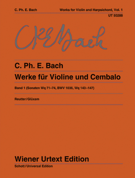 Werke für Violine und Cembalo Band 1 für Violine und Cembalo