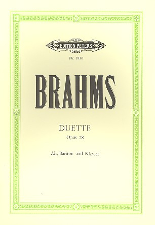 4 Duette op.28 für Alt, Bariton und Klavier