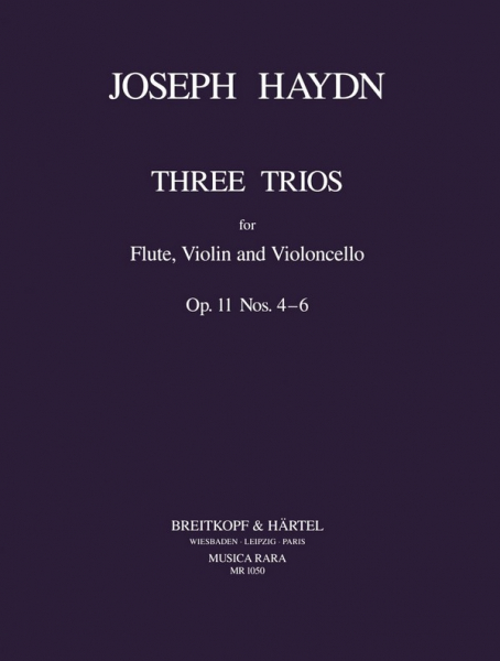 3 Flötentrios op.11Band 2 (Nr.4-6) für Flöte, Violine und Violoncello