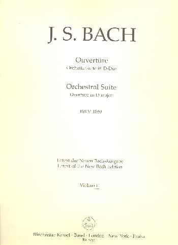 Ouvertüre D-Dur Nr.4 BWV1069 für Orchester