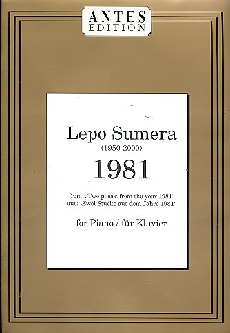 1981 für Klavier