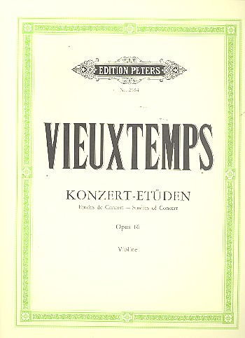 Konzert-Etüden op.16 für Violine