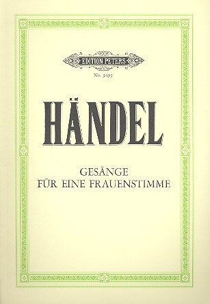 30 Gesänge aus Opern und Oratorien für Frauenstimme und Klavier (dt)