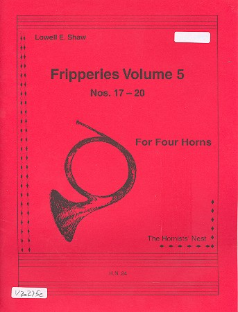 Fripperies vol.5 (nos.17-20) for 4 horns