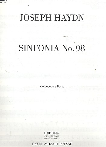 Sinfonie B-Dur Nr.98 Hob.I:98 für Orchester