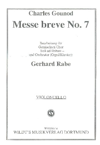 Messe brève Nr.7 für gem Chor und Orchester (Orgel/Klavier) (Soli ad lib)