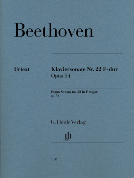 Sonate F-Dur Nr.22 op.54 für Klavier