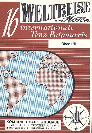 Weltreise in Noten - 16 internationale Tanzpotpourris für Orchester