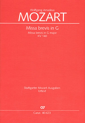 Missa brevis G-Dur KV140 für Soli, Chor, Orchester