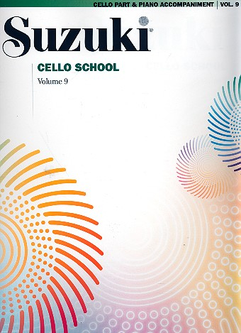 Suzuki Cello School vol.9 cello part and piano accompaniments