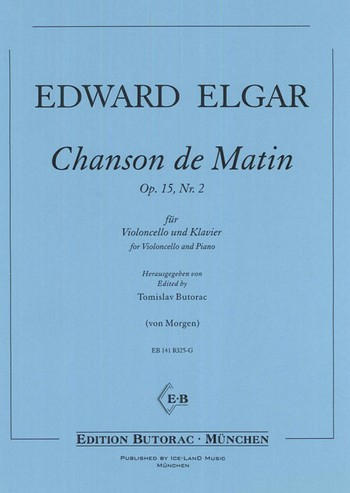 Chanson de matin op.15 Nr.2 für Cello und Klavier