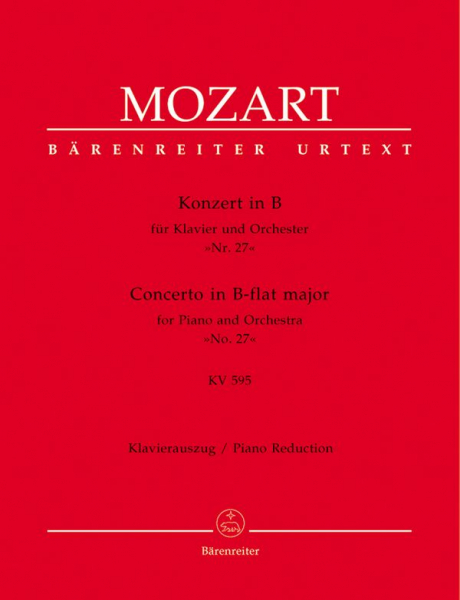 Konzert B-Dur KV595 für Klavier und Orchester