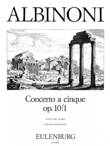 Concerto a cinque B-Dur op.10,1 für Streichorchester