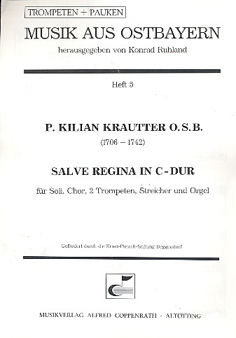 Salve Regina C-Dur für Soli, Chor, 2 Trompeten, Streicher und Orgel