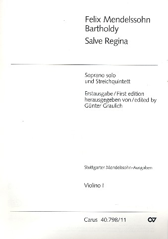 Salve Regina für Sopran und Streichquintett