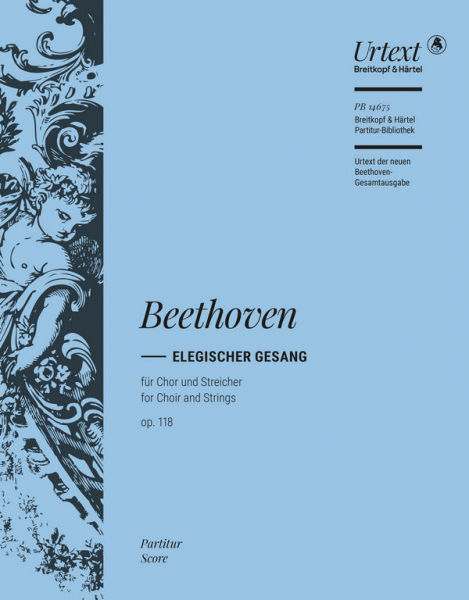 Elegischer Gesang op.118 für gem Chor und Streicher