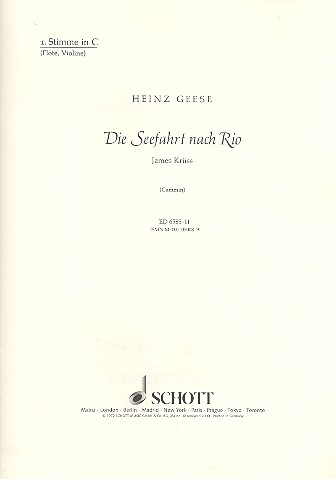 Die Seefahrt nach Rio für Sprecher, Kinderchor und Instrumente