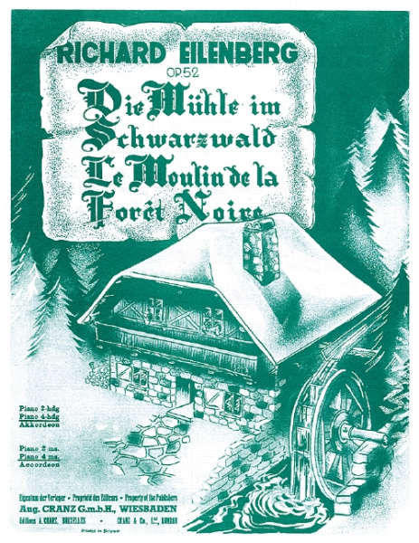 Die Mühle im Schwarzwald op.52 für Klavier zu 4 Händen