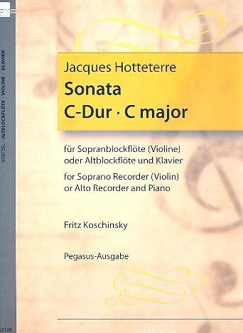 Sonate C-Dur für Blockflöte und Klavier