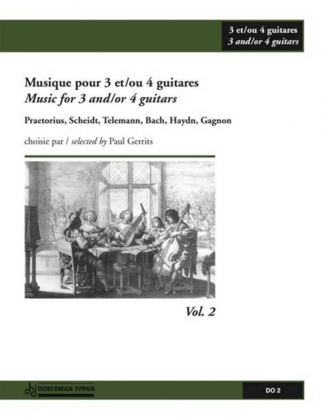 Musique pour 3 et 4 guitares vol.2 partition